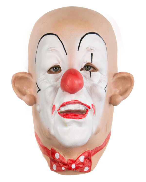 clown maske hochwertige schaumlatex clownsmaske harlekin kostuemzubehoer spassmacher maskierung 13047 01
