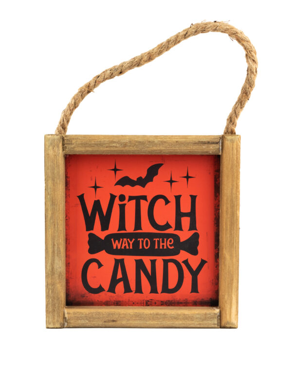 halloween wandbild witch way to the candy 54238 neu
