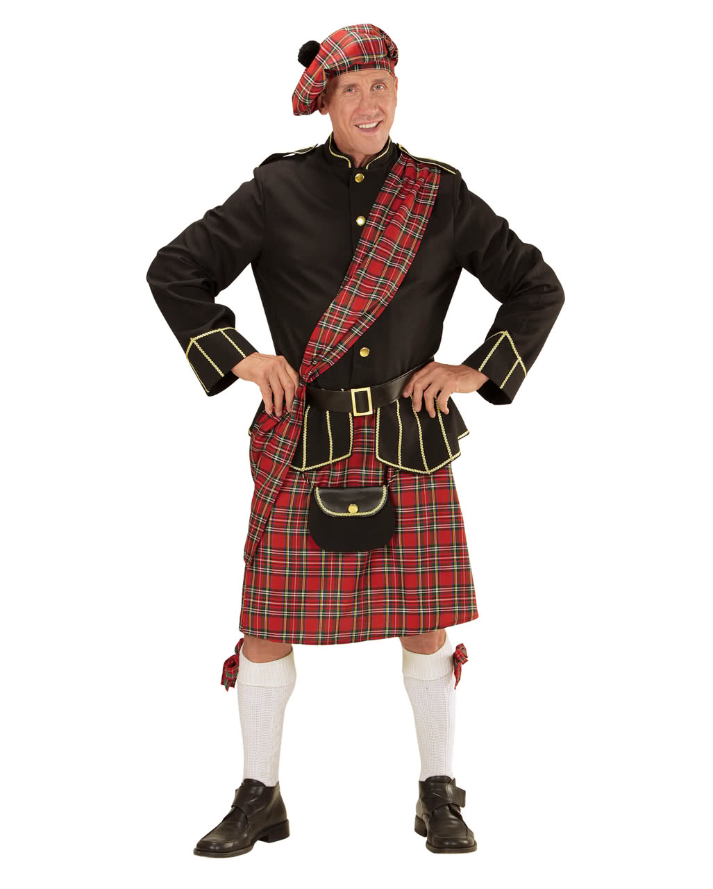 highlander schottenkostuem mit tasche scotsman costume bild1 27037