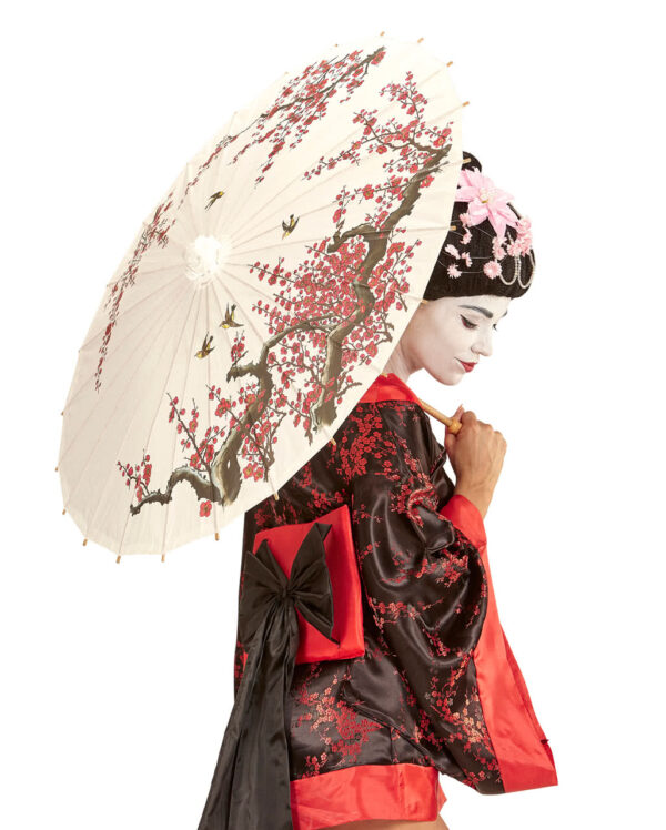 horrorshop com asiatischer reispapier faecher geisha faecher als kostuemzubehoer 27001
