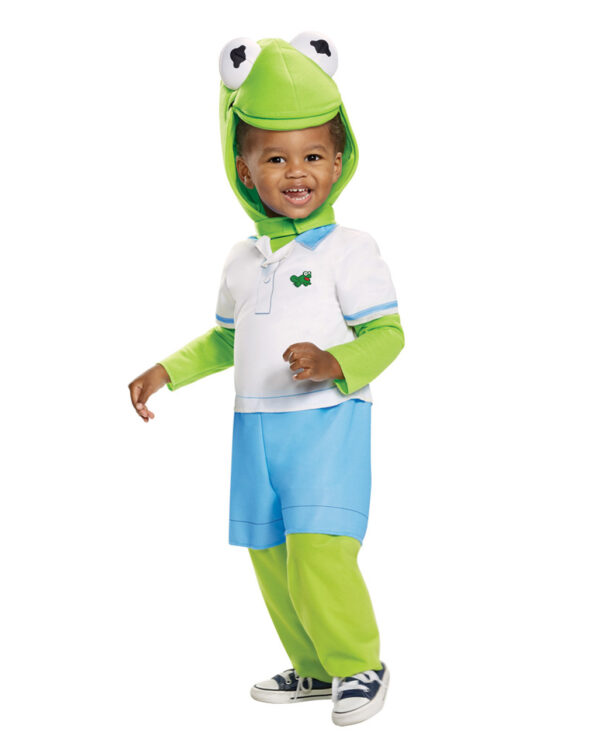 kermit der frosch kleinkinder kostuem muppets kermit toddler costume 39664