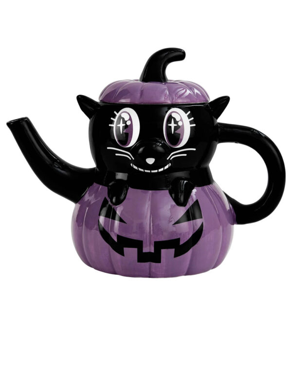 killstar meowloween teekanne killstar meowloween teapot halloween homeware 52080 01