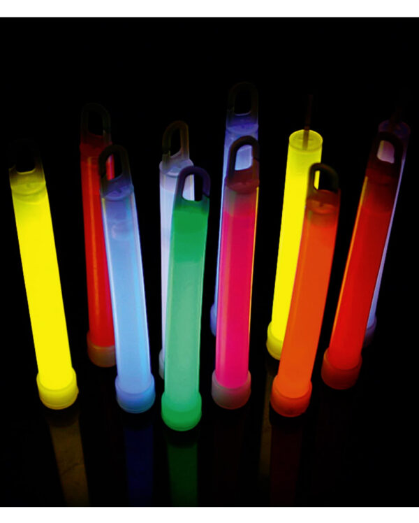 knicklicht glowstick als leuchtstab neon party accessoires 80er jahre party dekoration 13572