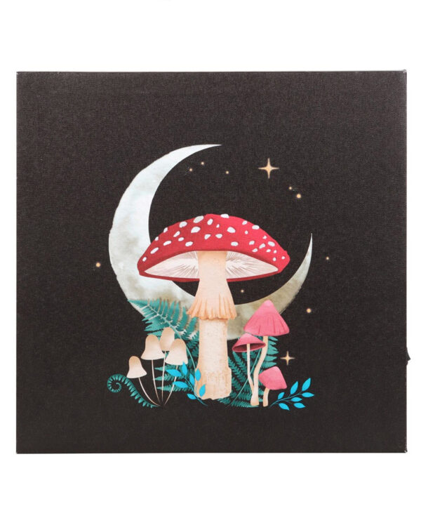 magic forest mushroom wandbild mit led licht magic forest wall plaque esotherik und spirituelle heiler deko 56656 011