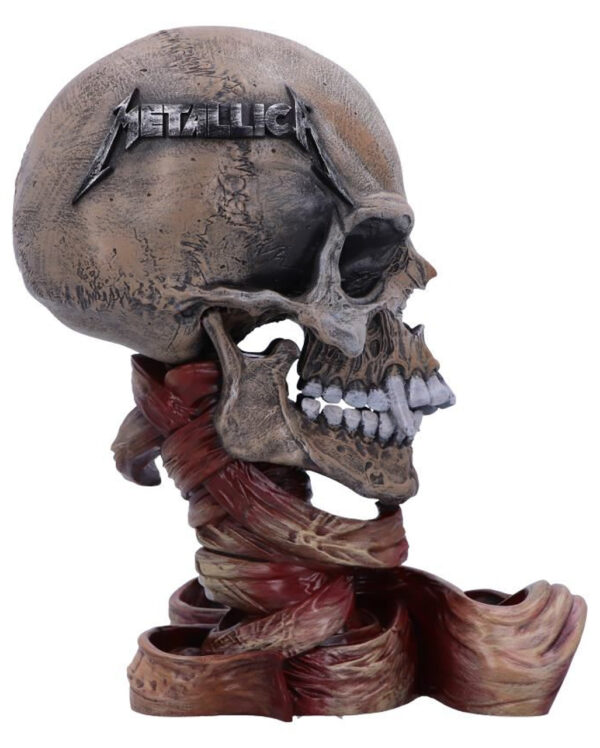 metallica pushead totenkopf figur metallica pushead skull figure heavy metal merchandise 54369