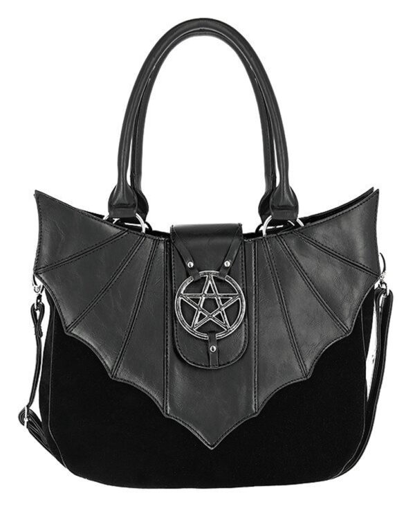 ominous fledermaus handtasche ominous bat handbag gothic handtasche gothic purse 54549 01