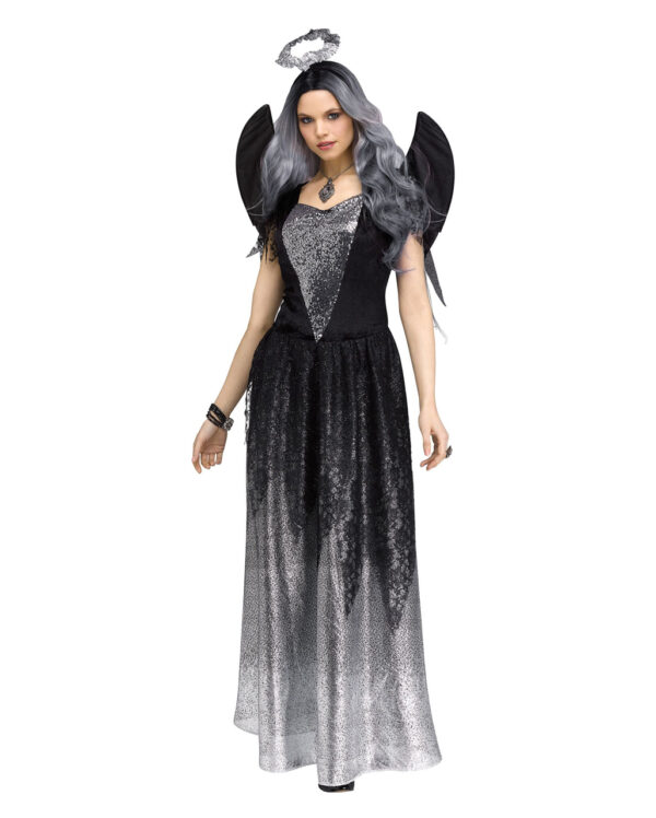 onyx engel damen kostuem onyx angel woman costume schwarzer engel halloween frauen verkleidung 54224