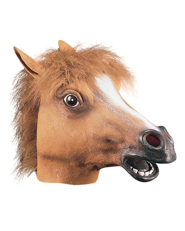 pferdemaske pferde maske aus latex hengst maske tiermasken 14143