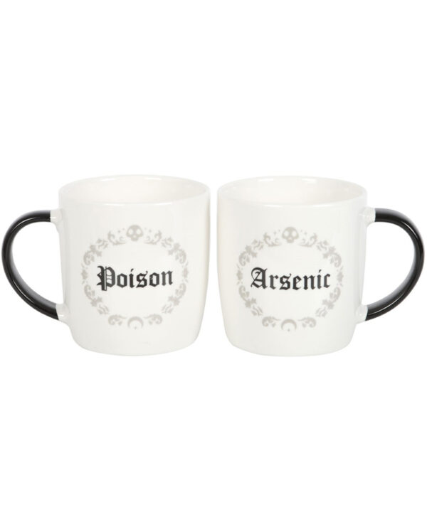 poison und arsenic keramikbecher im set fuer paerchen poison and arsenic ceramic mug set for couples gothic geschenk 56553
