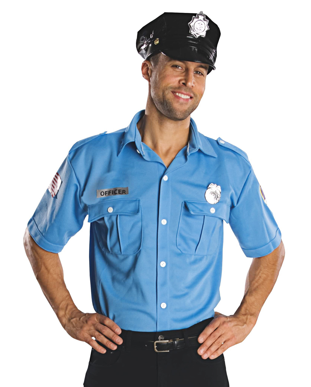 police officer herrenkostuem uniform kostueme police officer adult costume 31201 2
