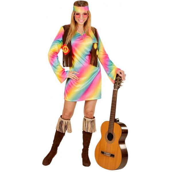 rainbow hippie girl kostuem 1 1