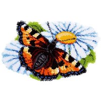 Knüpf-Formteppich "Schmetterling"