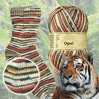 Opal Sockenwolle "Regenwald – Tiger"