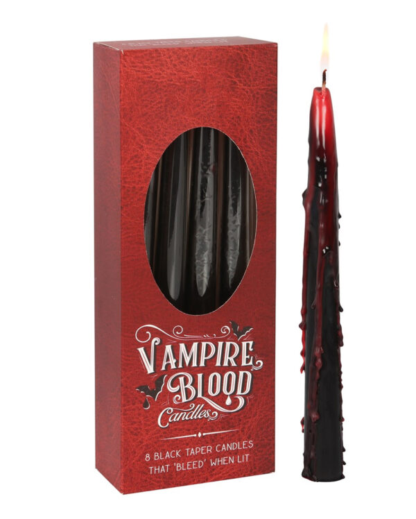 vampirblut spitzkerzen vampir blood taper candles gothic kerzen gothic deko 54305 01