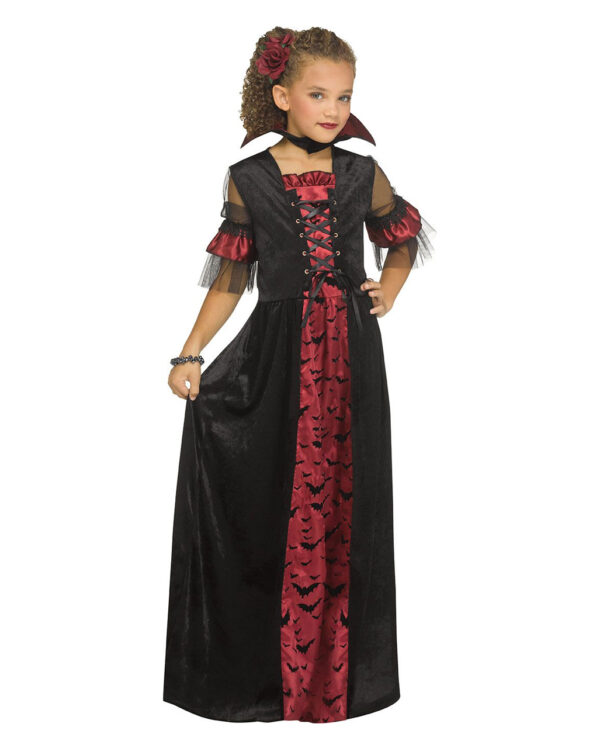 viktorianisches vampir kinderkostuem victorian vampiress child costume blutsauger verkleidung halloween 54226