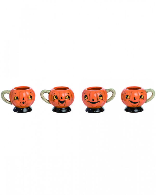 4er Set Johanna Parker Halloween Kürbis Tasse ➤