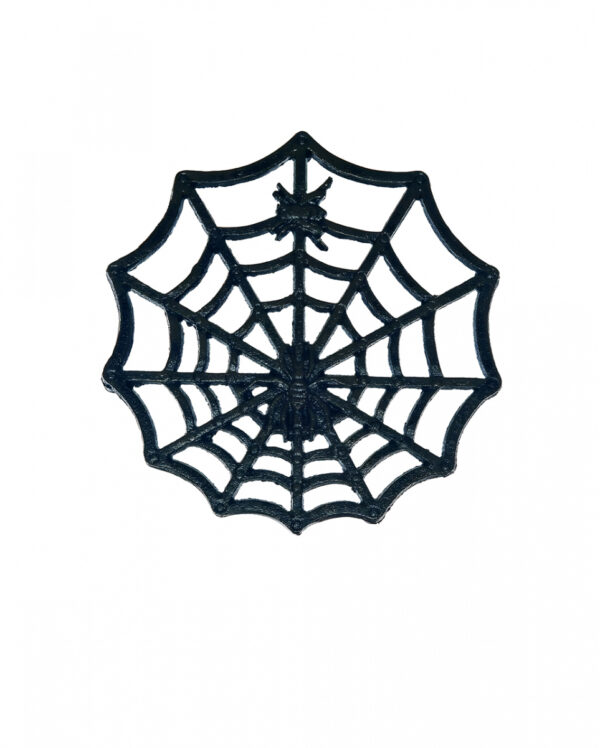 Spiderweb Metall Untersetzer Schwarz ordern ★